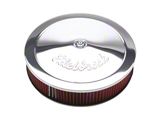 Edelbrock Pro-Flow 14-Inch Round Deep Flange Air Cleaner; Chrome