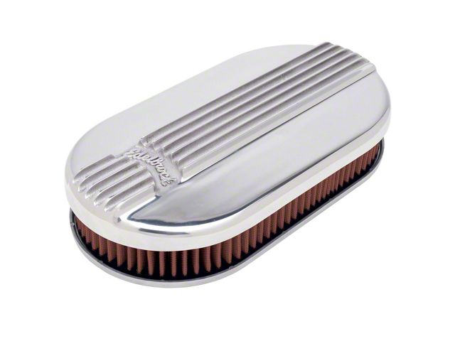 Edelbrock Classic Series Oval Air Cleaner; Polished
