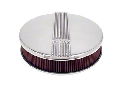 Edelbrock Classis Series Round Air Cleaner; Polished