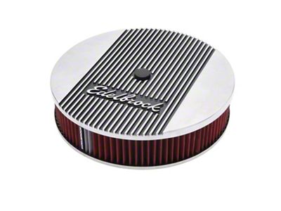 Edelbrock Elite 2 Series 14-Inch Round Air Cleaner; Polished