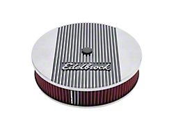 Edelbrock Elite 2 Series 14-Inch Round Air Cleaner; Polished