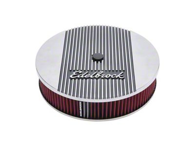 Edelbrock Elite 2 Series 14-Inch Round Air Cleaner; Polished