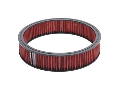 Edelbrock Pro-Flo 14-Inch Round Air Cleaner Element; Red