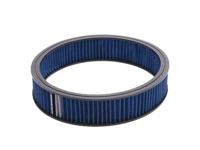 Edelbrock Pro-Flo 14-Inch Round Air Cleaner Element; Blue