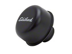 Edelbrock Signature Series Push-In Crankcase Breather; Black 