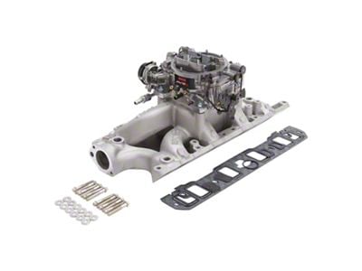 Edelbrock RPM Air-Gap Series Single-Quad Intake Manifold and Carburetor Kit (79-95 5.0L Mustang)