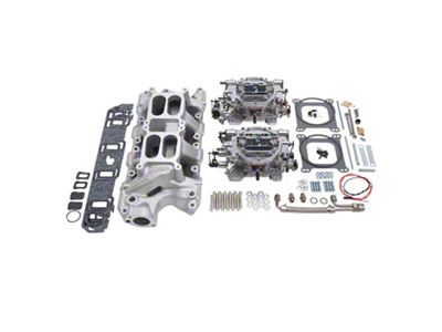 Edelbrock RPM Air-Gap Series Dual-Quad Intake Manifold and Carburetor Kit (79-95 5.0L Mustang)