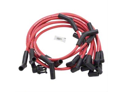 Edelbrock Max-Fire High Performance Spark Plug Wires; Red (84-95 5.0L Mustang)