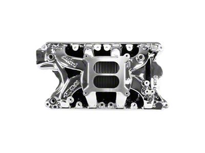 Edelbrock RPM Air-Gap Series Intake Manifold; Chrome Plasma (1995 Mustang Cobra R)