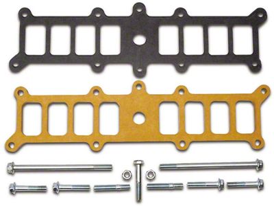 Edelbrock Wood Fiber Laminate Base to Upper Spacer Plate Kit for Performer and Performer RPM 5.0 Manifolds (86-95 5.0L Mustang)