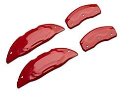 Red Caliper Covers; Front and Rear (18-20 Mustang GT w/o Performance Pack, EcoBoost w/ Performance Pack)