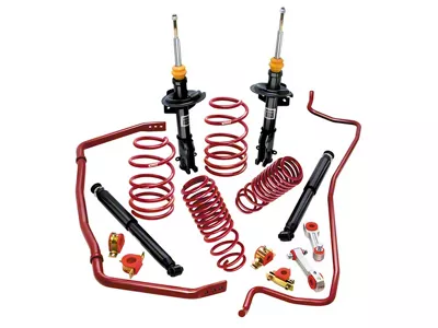 Eibach Sport-System-Plus Suspension Kit (94-04 V8 Mustang Coupe, Excluding 99-04 Cobra; 99-04 Mustang V6 Convertible)