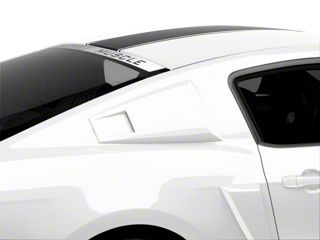 Eleanor Style Side Window Louvers For 2005-2014 Ford Mustang - Unpainted PU Pair