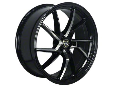 Elegant Sharp Gloss Black Milled Wheel; 20x8.5 (10-15 Camaro)
