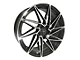 Elegant E015 Gloss Black Machined Wheel; 20x8.5 (10-14 Mustang)