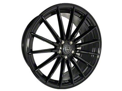 Elegant E007 Gloss Black Wheel; 20x8.5; 35mm Offset (24-25 Mustang)