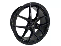 Elegant E017 Gloss Black Wheel; Rear Only; 20x10 (16-24 Camaro)