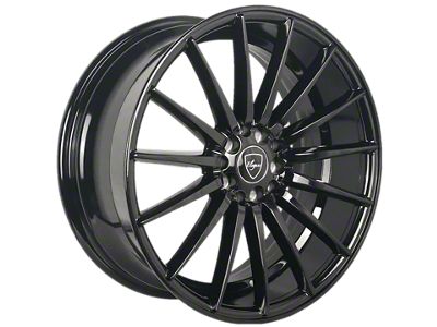 Elegant E007 Gloss Black Wheel; 20x8.5; 20mm Offset (08-23 RWD Challenger, Excluding Widebody)