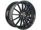 Elegant E007 Gloss Black Wheel; 20x8.5 (11-23 RWD Charger, Excluding Widebody)
