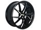 Elegant Sharp Gloss Black Milled Wheel; 20x8.5 (11-23 RWD Charger, Excluding Widebody)