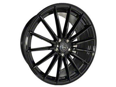 Elegant E007 Gloss Black Wheel; 20x8.5 (15-23 Mustang GT, EcoBoost, V6)