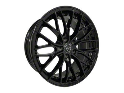 Elegant E010 Gloss Black Wheel; 20x8.5; 35mm Offset (15-23 Mustang GT, EcoBoost, V6)