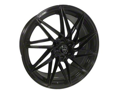 Elegant E015 Gloss Black Wheel; 20x8.5 (15-23 Mustang GT, EcoBoost, V6)