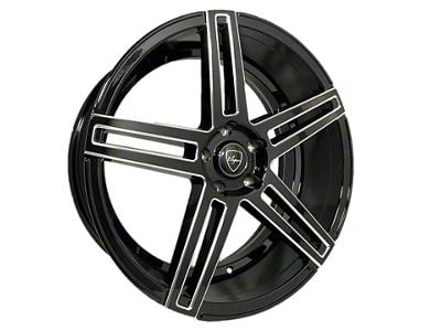 Elegant E018 Gloss Black Milled Wheel; 20x8.5 (15-23 Mustang GT, EcoBoost, V6)