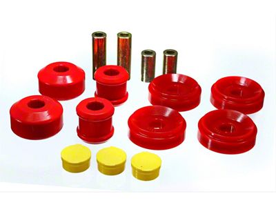 Front Control Arm Bushings; Red (10-14 Camaro)