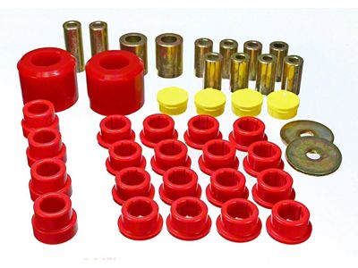 Rear Control Arm Bushings; Red (10-14 Camaro)