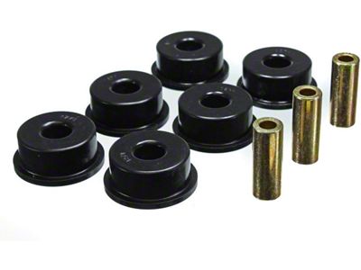 Rear Differential Bushings; Black (10-14 Camaro)