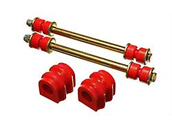 Rear Sway Bar and Endlink Bushings; 23mm; Red (11-12 Camaro)