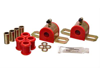 Rear Sway Bar and Endlink Bushings; 17.50mm; Red (08-10 Challenger)