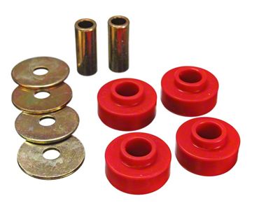 Differential Bushings; Red (99-04 Mustang Cobra)