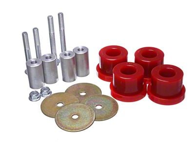 Differential Bushings; Red (15-24 Mustang, Excluding GT350 & GT500)