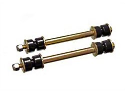 Fixed Length Sway Bar Endlinks; Black (79-93 Mustang)