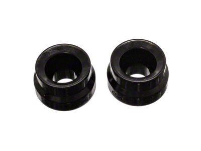Front Control Arm Bump Stops; Black (83-98 Mustang)