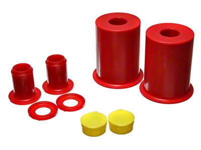 Front Control Arm Bushings; Red (05-14 Mustang)