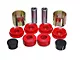 Front Control Arm Bushings; Red (15-24 Mustang, Excluding GT500)