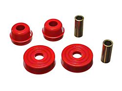 Front Strut Arm Bushings; Red (83-04 Mustang)