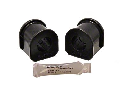 Front Sway Bar Bushings; 1-1/16-Inch; Black (79-04 Mustang)