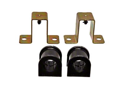 Front Sway Bar Bushings; 1-1/16-Inch; Black (94-04 Mustang)