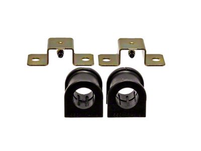 Front Sway Bar Bushings; 1-1/8-Inch; Black (79-93 Mustang)