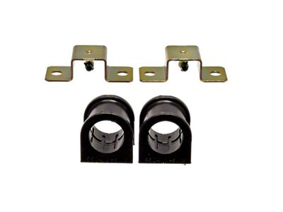 Front Sway Bar Bushings; 1-3/8-Inch; Black (79-93 Mustang)