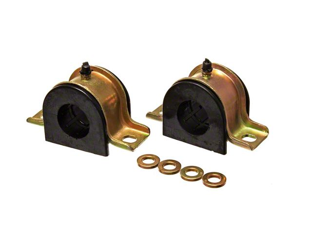 Front Sway Bar Bushings; 1-3/8-Inch; Black (11-14 Mustang)