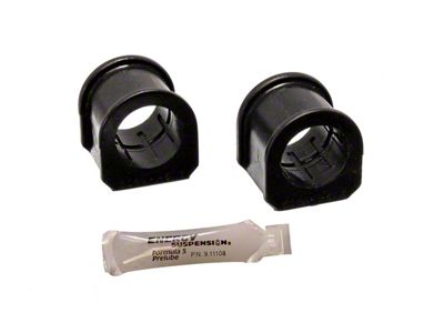 Front Sway Bar Bushings; 1-5/16-Inch; Black (79-04 Mustang)