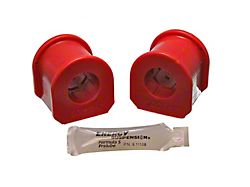 Front Sway Bar Bushings; 1-Inch; Red (79-04 Mustang)