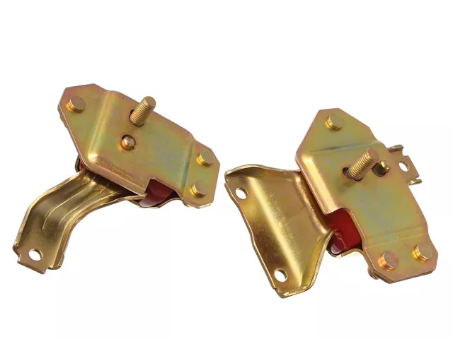 Motor Mounts; Red (96-04 4.6L Mustang)