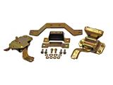Motor and Transmission Mounts; Black (99-04 4.6L Mustang)