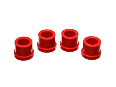 Rack and Pinion Bushings; Red (79-84 Mustang)